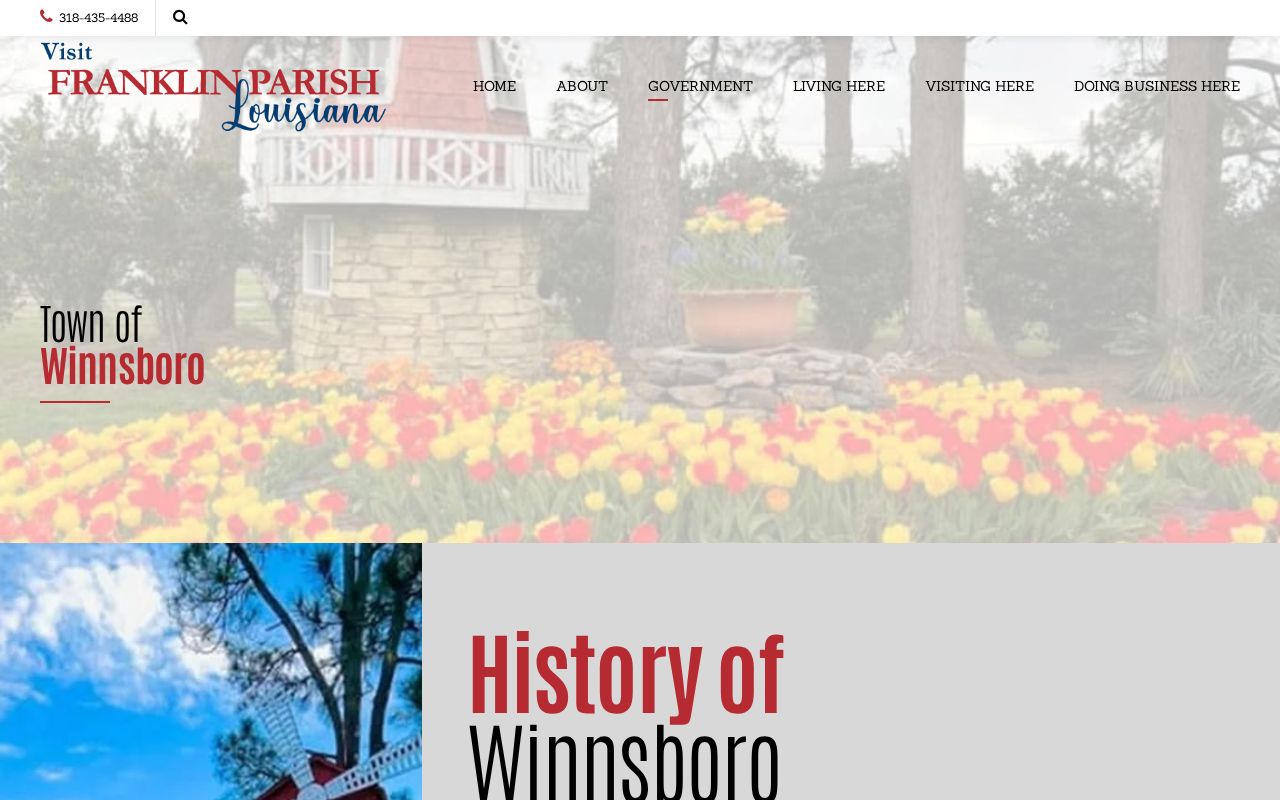 Winnsboro docket search municipal profile source