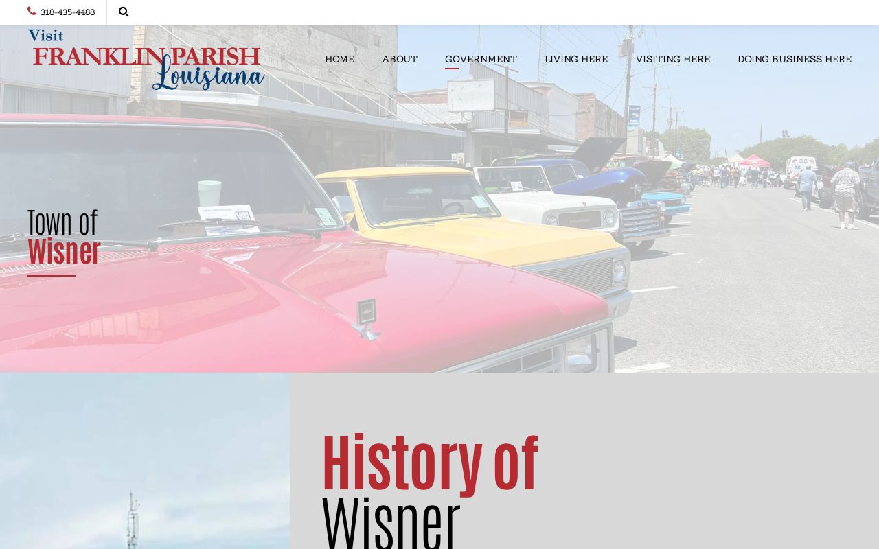 Wisner court docket municipal profile and City Hall source